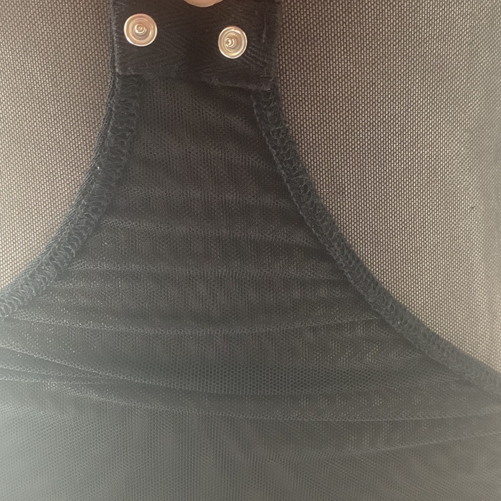 AQUA Size L, Lingerie, Lace, Black, Sheer, Bodysuit, Mesh, Soft. - Picture 4 of 8